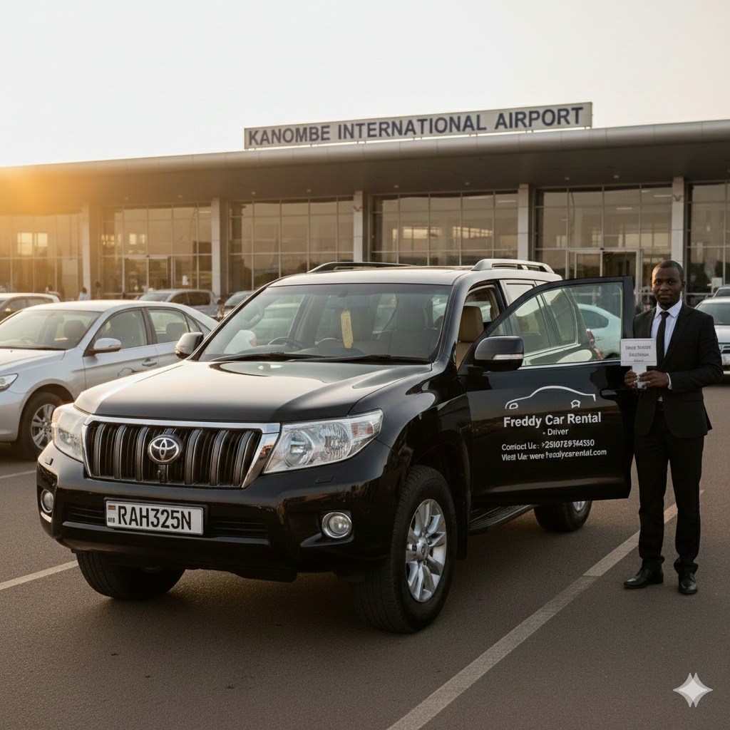 Car Rental Rwanda Services with Driver for business trips, safaris, airport transfers, and tours. Professional chauffeur services from 4x4 Kigali Car Rentals