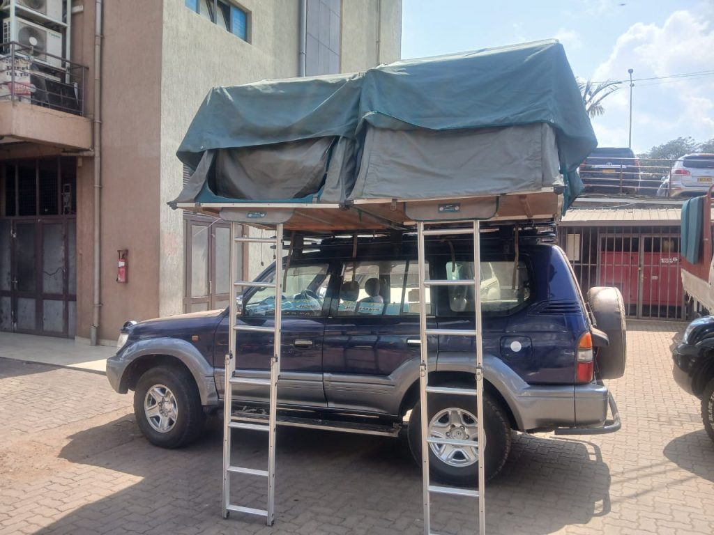 Rent a rooftop tent 4x4 in Kigali for self-drive camping, safari and Rwanda road trips. Explore Akagera, Volcanoes, Nyungwe and Lake Kivu.